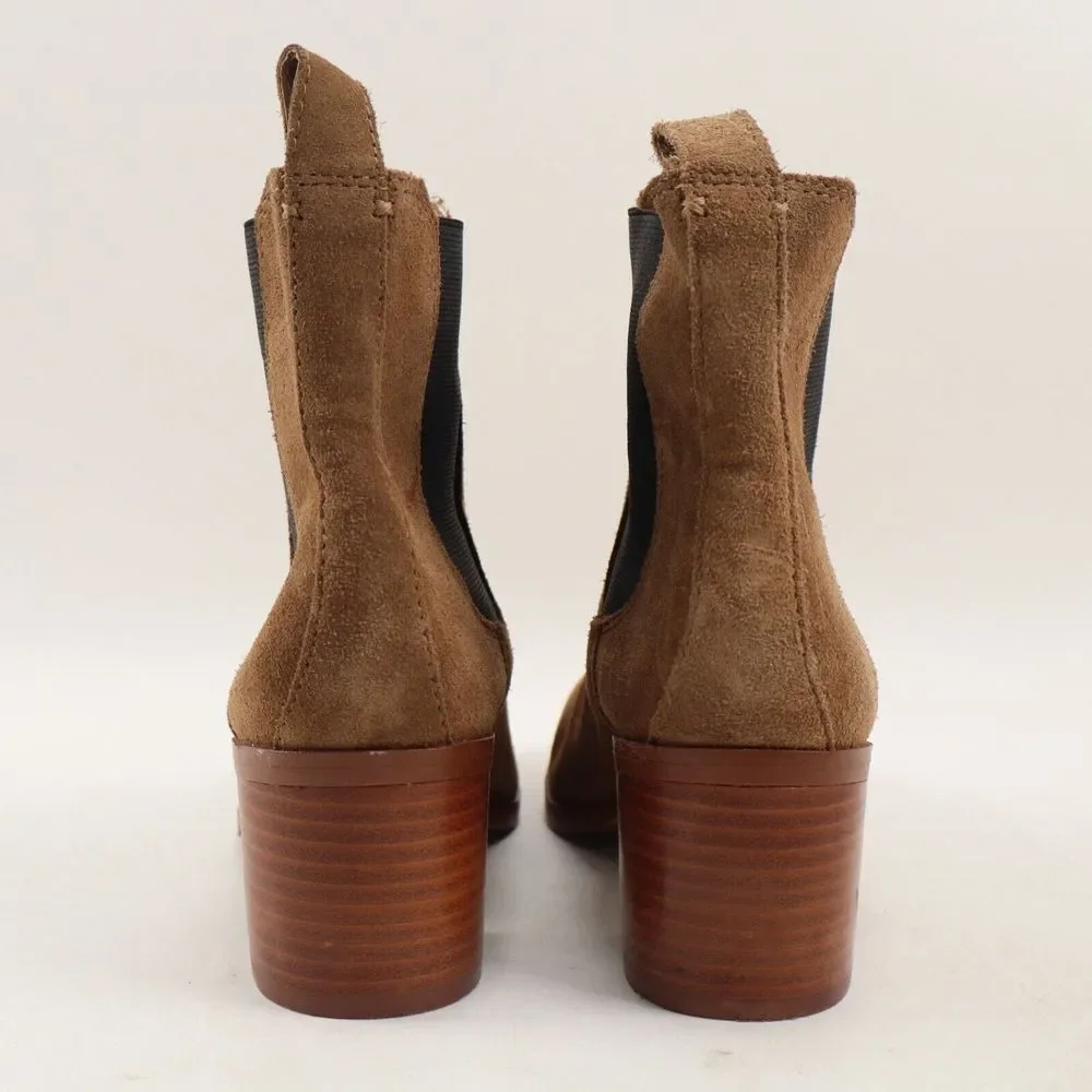 🔥NEW STEVE MADDEN Rhiannon Chelsea Suede Boots, Brown 7.5US MSRP$130🔥 - Picture 5 of 10